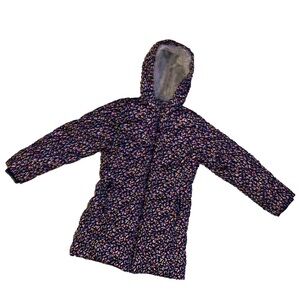 Land’s End Multicolor Hooded Winter Jacket L 10-12
